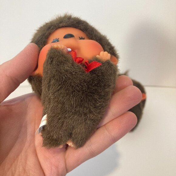 Monchhichi Keychain Water Tube Pair Sekiguchi Doll Toy Plush Japanese Monkey - Picture 2 of 14